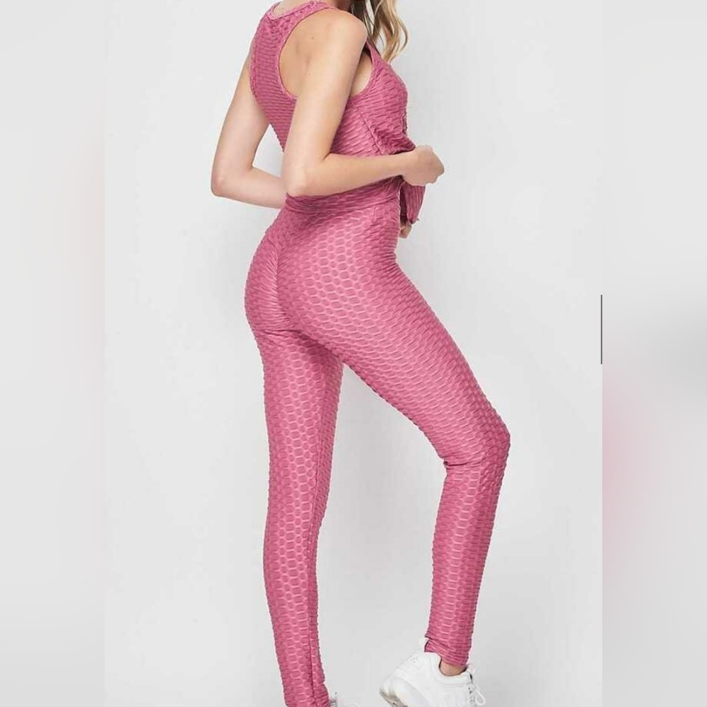 Lemite 2 PIECE SCRUNCH BUTT LEGGINGS AND TANK TOP SET